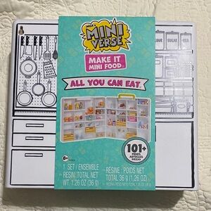 MGA's Mini Verse Make It Mini Food Set - Multicolor (last one)